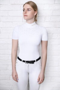 Koszula konkursowa Fleur de lys Holly short biała