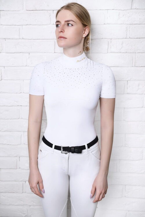 Koszula konkursowa Fleur de lys Holly short biała