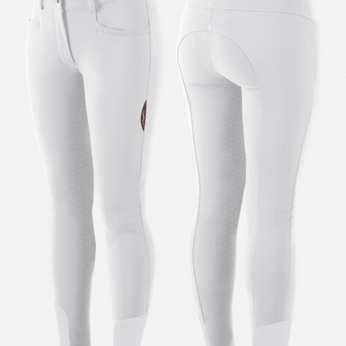 Bryczesy damskie Animo Nakita Full białe