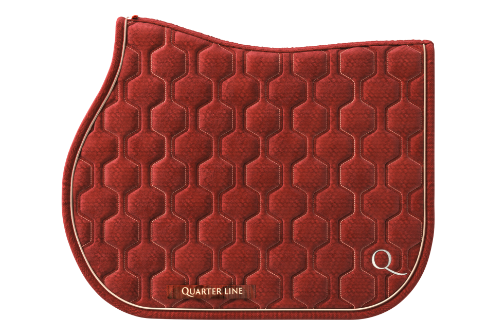 Czaprak skokowy Quarterline honney comb marsala