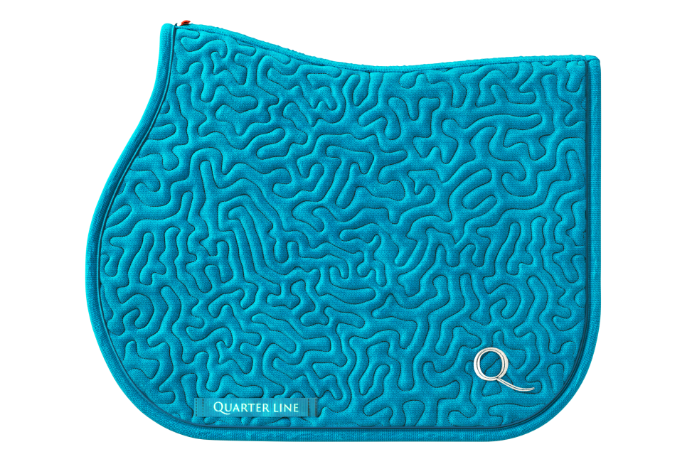 Czaprak skokowy quarterline nemo mosaic blue